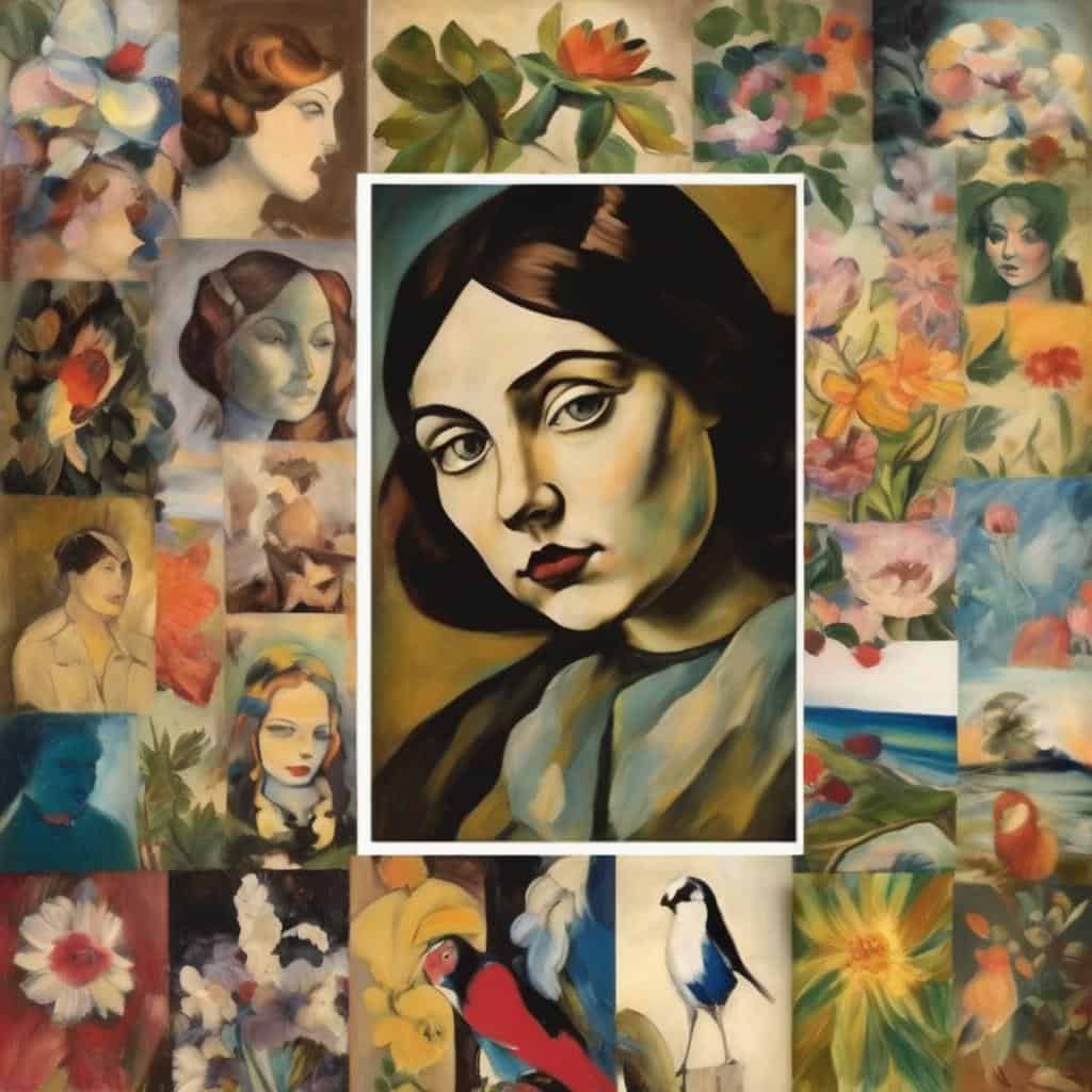 γυναικεία πορτρέτα ζωγραφική, προσωπική ιστορία, τέχνη και έκφραση, συλλογή ζωγραφικών έργων.